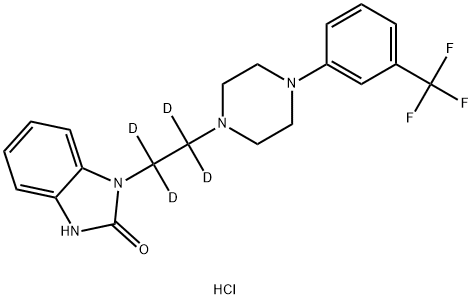 Flibanserin-d4 (hydrochloride) Struktur