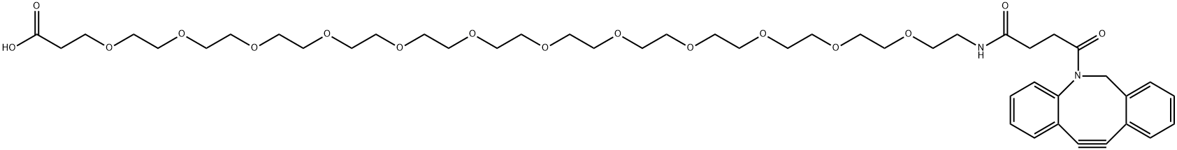 DBCO-PEG12-Acid Struktur