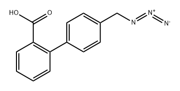 4'-(azidomethyl)-[1,1'-biphenyl]-2-carboxylic acid Struktur