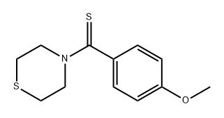 (4-甲氧基苯基)- 4-硫代嗎啉基-甲硫醇 結(jié)構(gòu)式