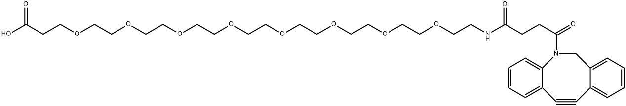 DBCO-PEG8-acid Struktur