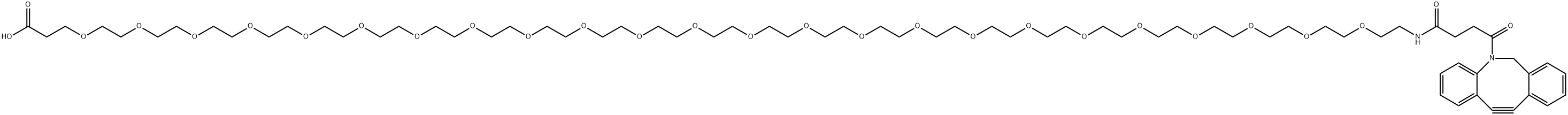 DBCO-PEG24-acid Struktur