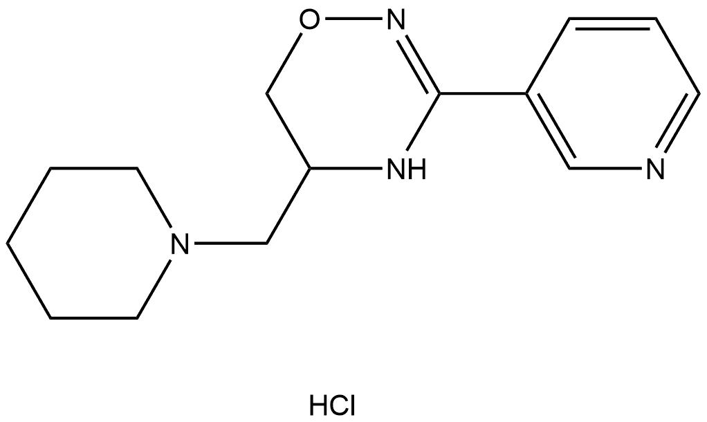 化合物 IROXANADINE HYDROCHLORIDE 結(jié)構(gòu)式