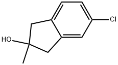 5-chloro-2-methyl-2,3-dihydro-1H-inden-2-ol Struktur