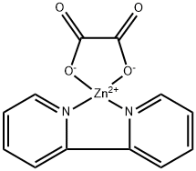 (2,2'-BIpyridine-κN1,κN1')[ethanedioato(2-)-κO1,κO2]zinc Struktur