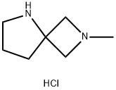 2,5-Diazaspiro[3.4]octane, 2-methyl-, hydrochloride (1:2) Struktur