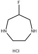 6-Fluoro-[1,4]diazepane dihydrochloride Struktur