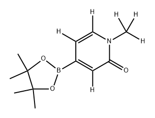 1-(methyl-d3)-4-(4,4,5,5-tetramethyl-1,3,2-dioxaborolan-2-yl)pyridin-2(1H)-one-3,5,6-d3 Struktur