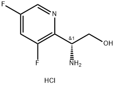 (R)-2-AMINO-2-(3,5-DIFLUOROPYRIDIN-2-YL)ETHANOL DIHYDROCHLORIDE Struktur