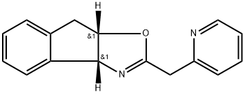 8H-Indeno[1,2-d]oxazole, 3a,8a-dihydro-2-(2-pyridinylmethyl)-, (3aR,8aS)- Struktur