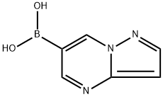 Boronic acid, B-pyrazolo[1,5-a]pyrimidin-6-yl- Struktur