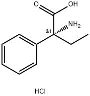 (R)-2-Amino-2-phenylbutanoic acid hydrochloride Struktur