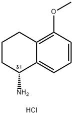 (R)-5-Methoxy-1,2,3,4-tetrahydronaphthalen-1-amine hydrochloride Struktur