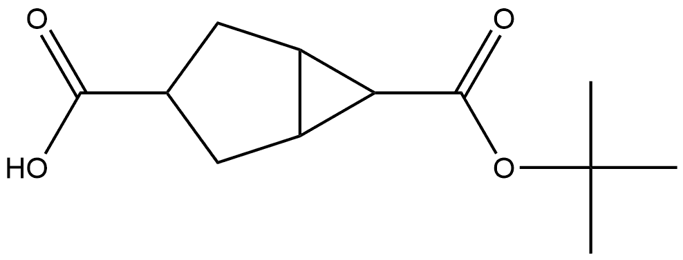 6-(1,1-Dimethylethyl) bicyclo[3.1.0]hexane-3,6-dicarboxylate Struktur