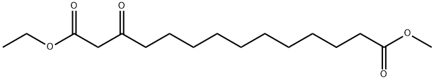 1-Ethyl 14-methyl 3-oxotetradecanedioate Struktur