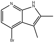 4-Bromo-2,3-dimethyl-1H-pyrrolo[2,3-b]pyridine Struktur