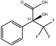 Benzeneacetic acid, α-?hydroxy-?α-?(trifluoromethyl)?-?, (αS)?- Struktur