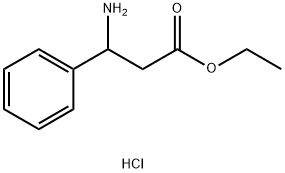 Benzenepropanoic acid, β-amino-, ethyl ester, hydrochloride (1:1) Struktur