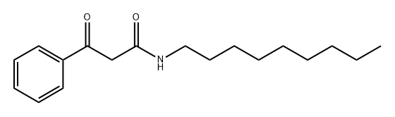 Benzenepropanamide, N-nonyl-β-oxo- Struktur