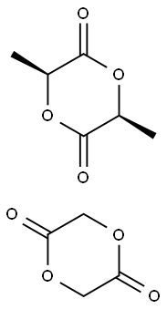 POLY(L-LACTIDE GLYCOLIDE) Struktur