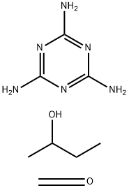 Formaldehyde, polymer with 2-butanol and 1,3,5-triazine-2,4,6-triamine Struktur