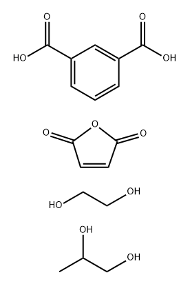 1,3-Benzenedicarboxylic acid,polymer with 1,2-ethanediol,2,5-furandione and 1,2-propanediol Struktur