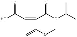 METHYL VINYL ETHER/MALEIC ACID COPOLYMER, MONOISOPROPYL ESTER Struktur