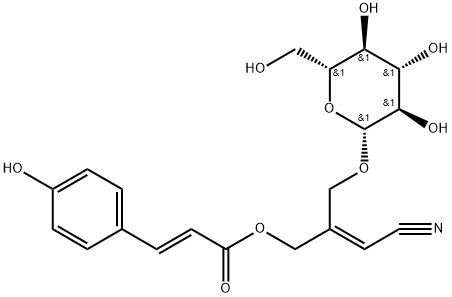 Sutherlandin trans-p-coumarate Struktur