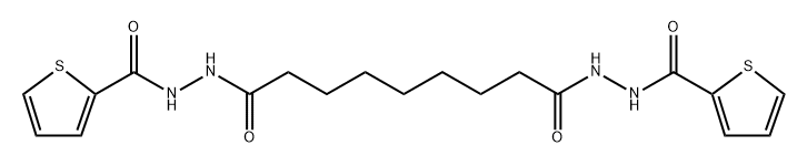 N'1,N'9-bis(2-thienylcarbonyl)nonanedihydrazide Struktur