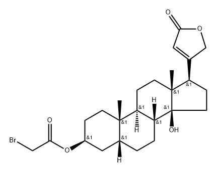 digitoxigenin-3-bromoacetate Struktur