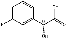 Benzeneacetic acid, 3-fluoro-α-hydroxy-, (αR)- Struktur