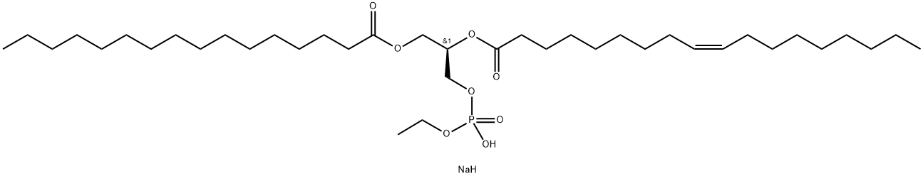 16:0-18:1 Phosphatidylethanol Struktur