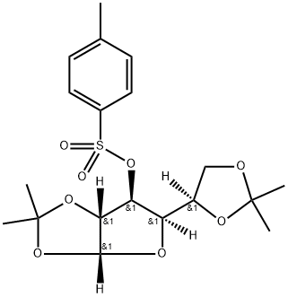 1,2:5,6-Di-O-isopropylidene-3-O-toluenesulfonyl-alpha-D-glucofuranose, NSC 14163 Struktur