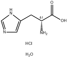 D-Histidine hydrochloride hydrate Struktur