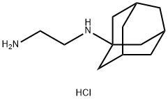 N1-(Adamantan-1-yl)ethane-1,2-diamine 2HCl Struktur