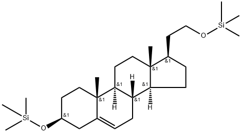 3β,21-Bis(trimethylsiloxy)pregn-5-ene Struktur