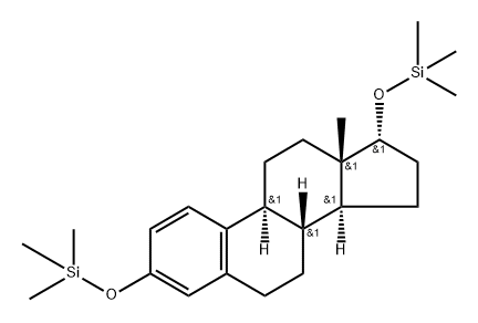 3,17α-Bis(trimethylsiloxy)-1,3,5(10)-estratriene Struktur