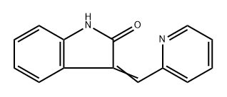 3-(吡啶-2-基亞甲基)吲哚啉-2-酮, 3367-88-2, 結(jié)構(gòu)式