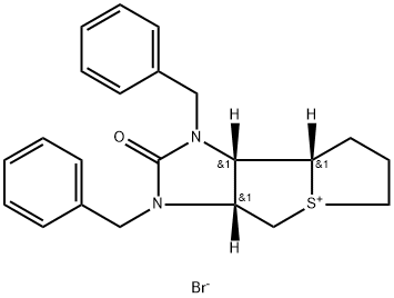 (1S,2S,6R)-3,5-dibenzyl-4-oxo-8lambda4-thia-3,5-diazatricyclo[6.3.0.0^{2,6}]undecan-8-ylium bromide Struktur