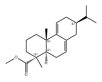 (1S)-1,2,3,4,4a,6,7,8,10,10aα-Decahydro-1,4aβ-dimethyl-7α-(1-methylethyl)-1β-phenanthrenecarboxylic acid methyl ester Struktur