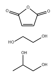 Ethylene glycol,propylene glycol,maleic anhydride polymer Struktur