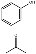 2-Acetone, condensation product with phenol Struktur