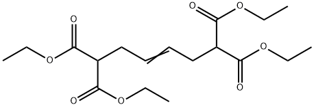 4-Octenetetracarboxylic acid, 1,2,7,7-tetraethyl ester Struktur