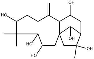 (14R)-Grayanotox-10(20)-ene-3β,5,6β,11α,14,16-hexol Struktur