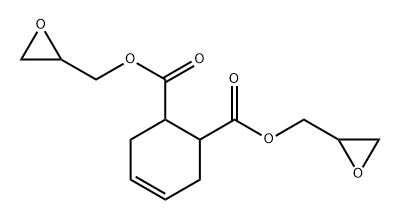 4-Cyclohexene-1,2-dicarboxylic acid, bis(oxiranylmethyl) ester, homopolymer Struktur