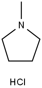 1-Methylpyrrolidinehydrochloride Struktur