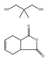 1,2,3,6-Tetrahydrophthalic anhydride, oligomeric reaction products with 2,2-dimethylpropane-1,3-diol Struktur