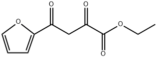 2-Furanbutanoic acid, α,γ-dioxo-, ethyl ester Struktur