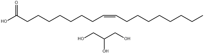 9-Octadecenoic acid (Z)-, ester with 1,2,3-propanetriol  Struktur