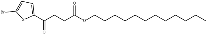 2-Thiophenebutanoic acid, 5-bromo-γ-oxo-, dodecyl ester Struktur